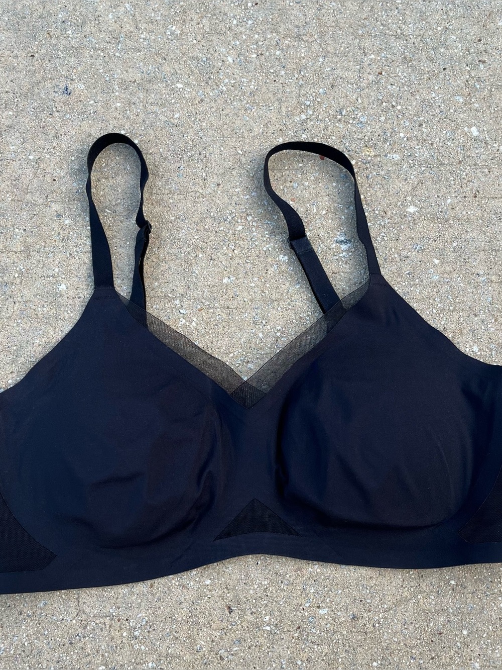Honeylove bra crossover black wire free women’s xl